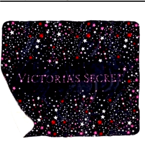 NIP Victoria's Secret Star Galaxy Sherpa Blanket - Picture 1 of 6